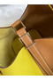 Hermes Picotin Lock 18 Bicolor Handmade Bag in Lime and Gold Clemence Leather  Replica