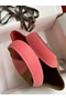 Hermes Picotin Lock 18 Bicolor Handmade Bag in Sesame and Rose Azalee Clemence Leather  Replica
