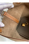 Hermes Picotin Lock 18 Bicolor Handmade Bag in Taupe and Gold Clemence Leather  Replica