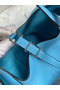 Hermes Picotin Lock 18 Handmade Bag in Blue du Nord Clemence Leather  Replica