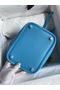 Hermes Picotin Lock 18 Handmade Bag in Blue du Nord Clemence Leather  Replica
