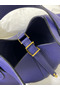 Hermes Picotin Lock 18 Handmade Bag in Blue Encre Clemence Leather  Replica