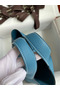 Hermes Picotin Lock 18 Handmade Bag in Blue Jean Clemence Leather  Replica