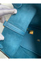 Hermes Picotin Lock 18 Handmade Bag in Blue Jean Clemence Leather  Replica