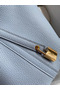 Hermes Picotin Lock 18 Handmade Bag in Blue Lin Clemence Leather  Replica