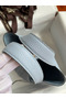 Hermes Picotin Lock 18 Handmade Bag in Blue Lin Clemence Leather  Replica