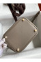 Hermes Picotin Lock 18 Handmade Bag in Gris Asphalt Clemence Leather  Replica