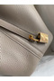 Hermes Picotin Lock 18 Handmade Bag in Gris Asphalt Clemence Leather  Replica
