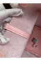 Hermes Picotin Lock 18 Handmade Bag in Rose Sakura Clemence Leather  Replica