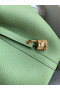 Hermes Picotin Lock 18 Handmade Bag in Vert Criquet Clemence Leather  Replica