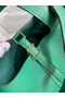 Hermes Picotin Lock 18 Handmade Bag in Vert Vertigo Clemence Leather  Replica