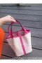 Hermes Picotin Lock 18cm Bag Canvas HPL8618T Rose  Replica
