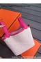 Hermes Picotin Lock 18cm Bag Canvas HPL8618T Rose  Replica
