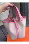 Hermes Picotin Lock 18cm Bag Canvas HPL8618T Sakura  Replica