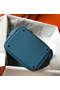 Hermes Picotin Lock 22 Bag In Blue Jean Clemence Leather  Replica
