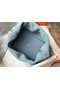 Hermes Picotin Lock 22 Bag In Blue Lin Clemence Leather  Replica