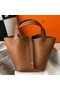 Hermes Picotin Lock 22 Bag In Gold Clemence Leather  Replica
