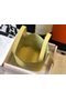 Hermes Picotin Lock 22 Bag In Jaune Poussin Clemence Leather  Replica