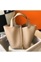 Hermes Picotin Lock 22 Bag In Trench Clemence Leather  Replica