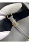 Hermes Picotin Lock 22 Handmade Bag in Black Clemence Leather  Replica