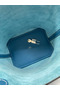 Hermes Picotin Lock 22 Handmade Bag in Blue Jean Clemence Leather  Replica