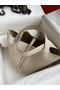 Hermes Picotin Lock 22 Handmade Bag in Craie Clemence Leather  Replica