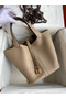 Hermes Picotin Lock 22 Handmade Bag in Tourterelle Clemence Leather  Replica