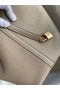 Hermes Picotin Lock 22 Handmade Bag in Tourterelle Clemence Leather  Replica