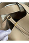 Hermes Picotin Lock 22 Handmade Bag in Tourterelle Clemence Leather  Replica