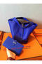 Hermes Picotin Lock 22cm Bags Litchi Leather HPT22 Blue  Replica