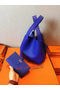 Hermes Picotin Lock 22cm Bags Litchi Leather HPT22 Blue  Replica