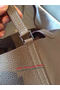 Hermes Picotin Lock 22cm Bags Litchi Leather HPT22 Grey  Replica