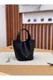 Hermes Picotin Lock 22cm Bags Original Litchi Leather HPL1048 Black  Replica
