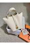 Hermes Picotin Lock Bags Original togo Leather PL3388 Cream  Replica