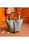 Hermes Picotin Lock Bags Original togo Leather PL3388 gray  Replica