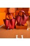 Hermes Picotin Lock Bags Original togo Leather PL3388 red  Replica