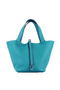 Hermes Picotin Lock MM Bags Clemence Leather H8616 Green  Replica