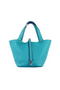 Hermes Picotin Lock PM Bags Clemence Leather H8615 Green  Replica