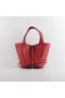 Hermes Picotin Lock PM Bags Clemence Leather H8615 Red  Replica