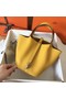 Hermes Picotin Lock PM Bags Original Leather H8688 yellow  Replica