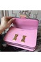 Hermes Pink Constance MM 24cm Crocodile Bag  Replica