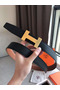 Hermes Quizz 32mm Reversible Belt In Brown Clemence Leather  Replica