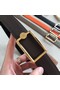 Hermes Quizz belt buckle & Reversible leather strap 32 mm H0739 dark brown  Replica