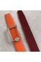 Hermes Quizz belt buckle & Reversible leather strap 32 mm H0739 Orange  Replica