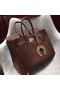 Hermes Real ostrich leather birkin bag BK35 Chocolates  Replica