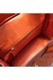 Hermes Real ostrich leather birkin bag BK35 orange  Replica
