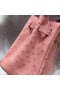Hermes Real ostrich leather birkin bag BK35 pink  Replica