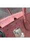 Hermes Real ostrich leather birkin bag BK35 pink  Replica