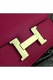 Hermes Red Constance MM 24cm Epsom Leather Bag  Replica