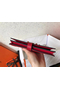 Hermes Red Epsom Bearn Gusset Wallet  Replica
